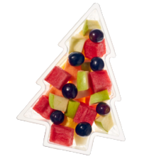 Healthy Hand kerstboom fruit